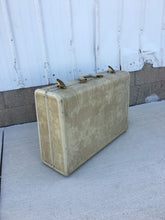 Load image into Gallery viewer, Vintage Cream Suitcase - Large
