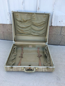 Vintage Cream Suitcase - Medium