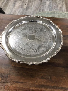 Silver Plate Cake Stand