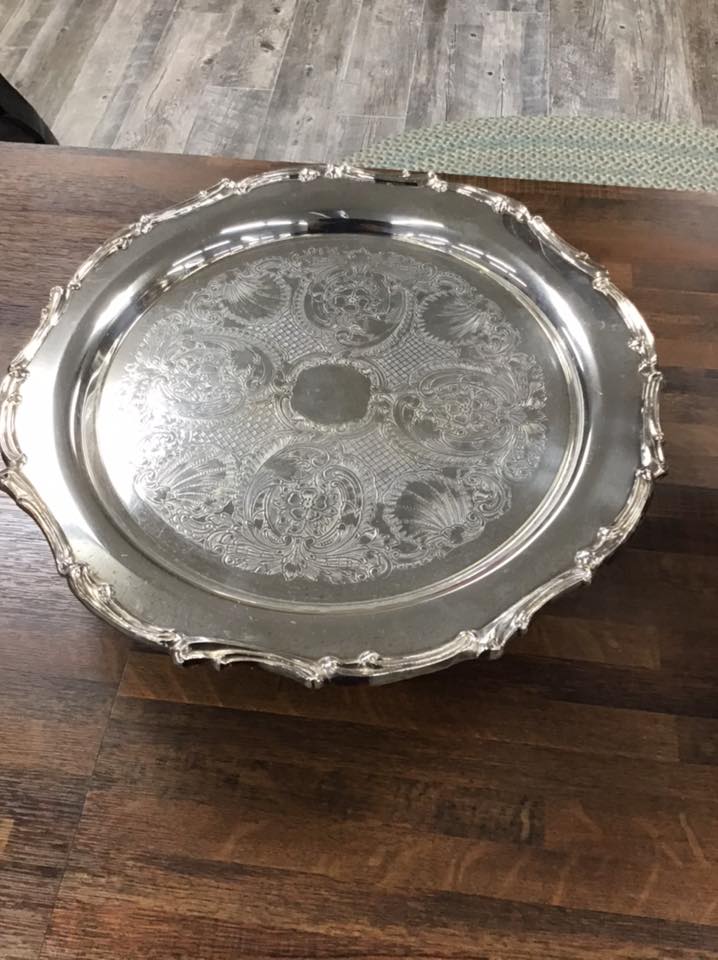 Silver Plate Cake Stand