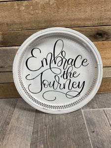 Embrace the Journey Plate