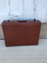 Load image into Gallery viewer, Vintage Brown Suitcase
