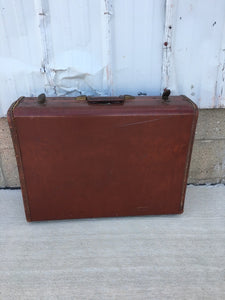 Vintage Brown Suitcase